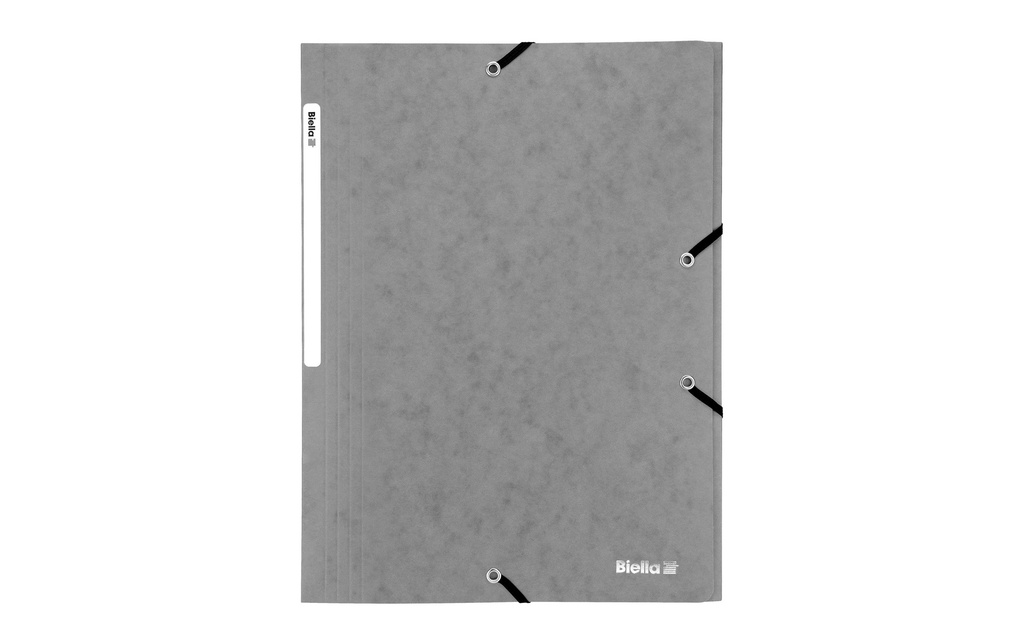 Biella Portfolio à ruban élastique A4 Gris