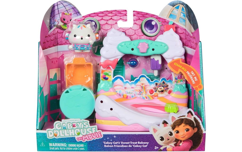 Spinmaster Gabby's Dollhouse Movie Cakeys Sweet Treat Balcon