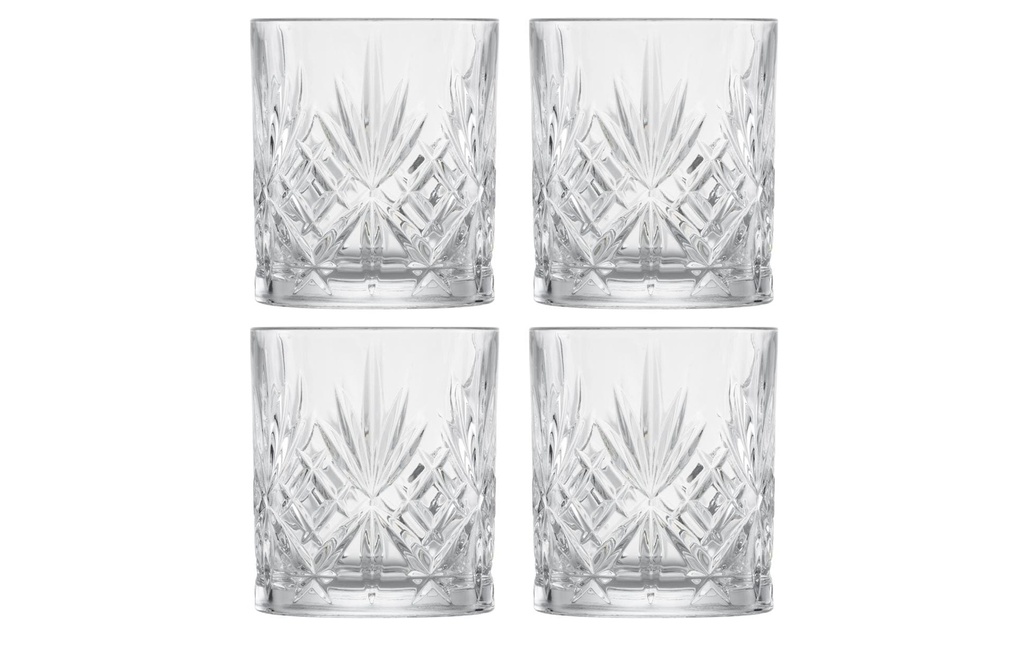 Schott Zwiesel Set à whisky Show 334 ml, 4 Pièce/s, Transparent