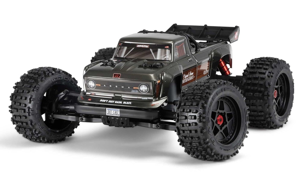 Arrma Monster Truck Outcast 4x4 4S V2 BLX Gris, ARTR, 1:10
