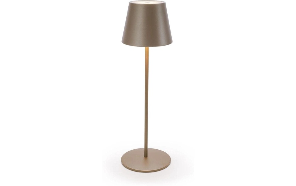 STT Lampe de table Motion USB Luna, 23 LEDs, Ø 12 x 38 cm, bronze