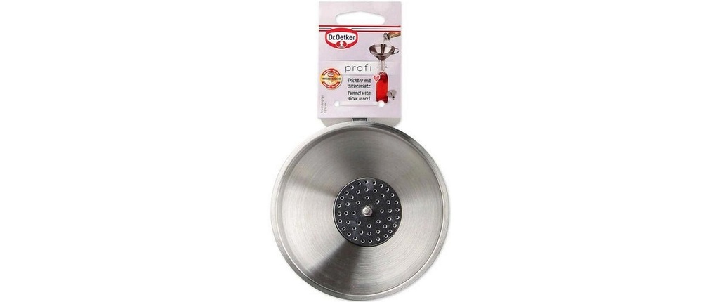 Dr.Oetker Entonnoir Argenté