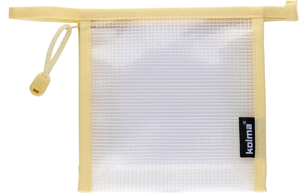 Kolma Étui Mesh Bag, Crème, 15 x 15 cm