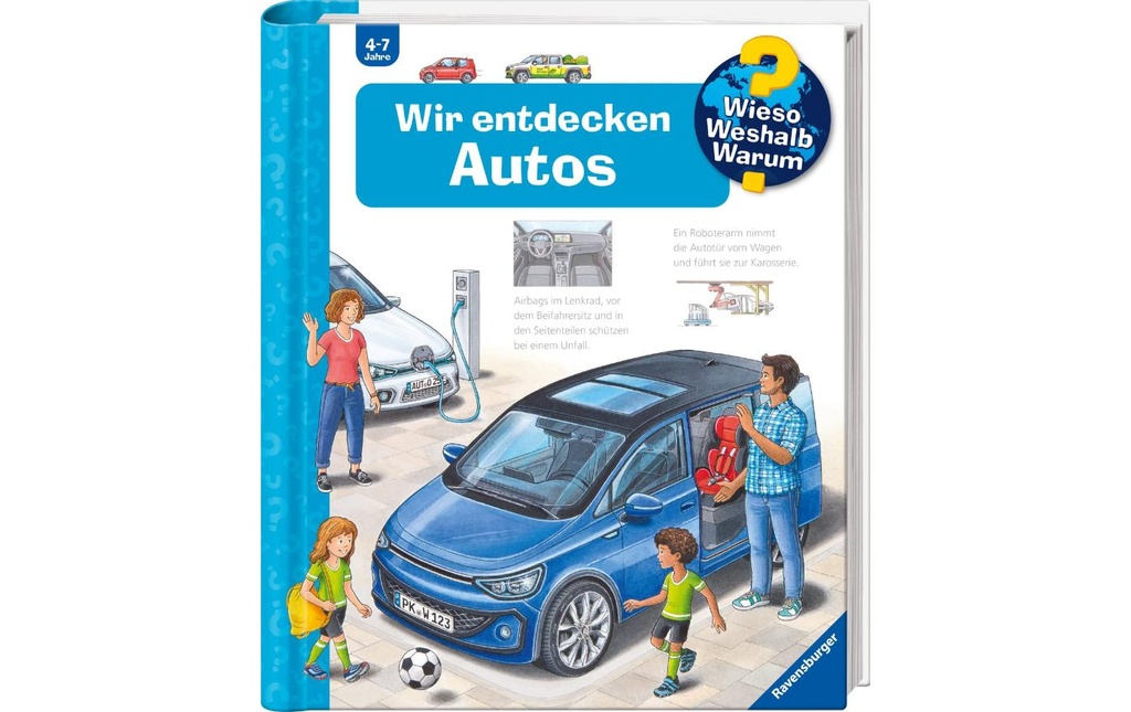 Ravensburger Livres pratiques pour enfants WWW Wir entdecken Autos