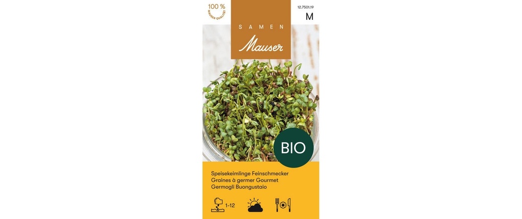 Samen Mauser Pousses germées gourmandes 200 g
