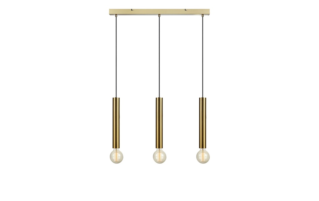 Markslöjd Lampe suspendue Sencillo, 3 x E27, max. 40W, laiton