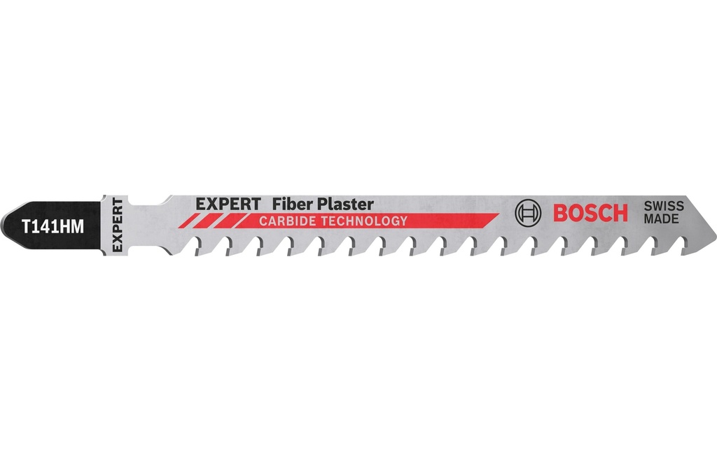 Bosch Professional Lame de scie sauteuse EXPERT Fiber Plaster T 141 HM, 3 pièces