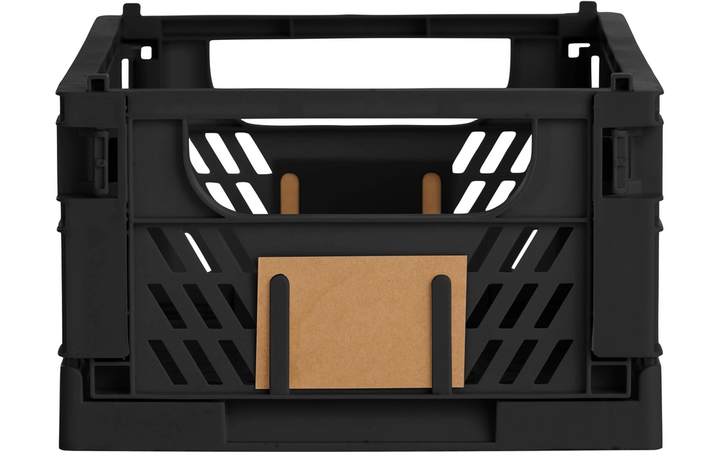 Schou Boîte pliante 33 x 24.5 x 15 cm - Noir