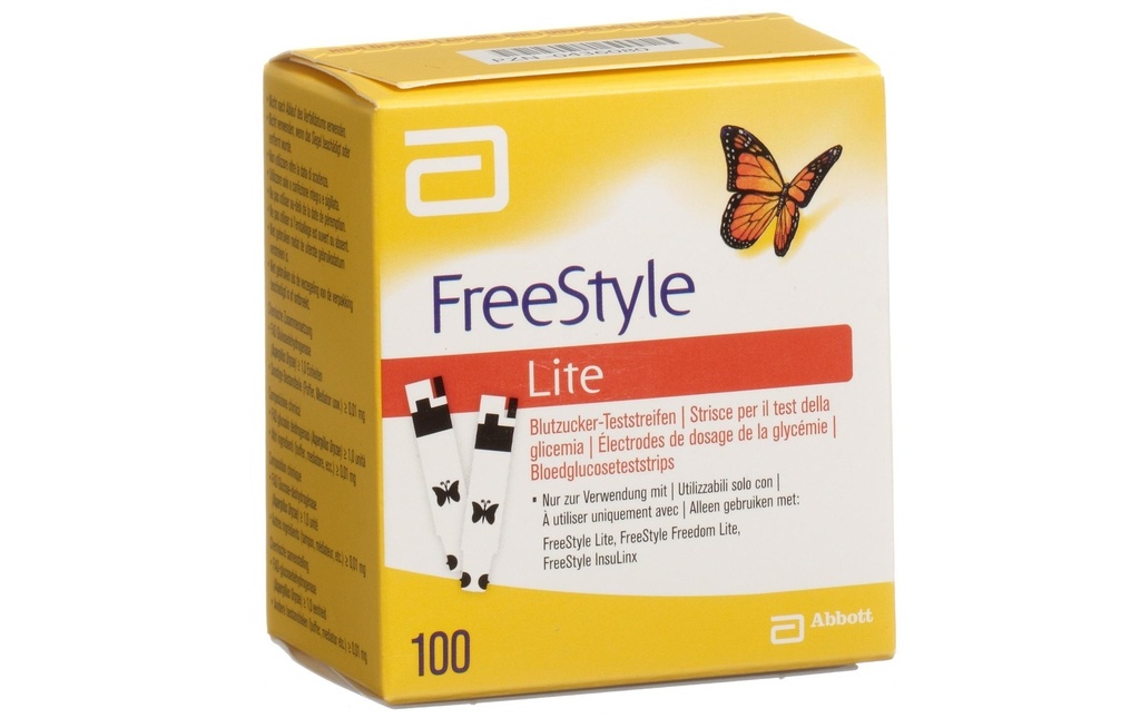 ABBOTT FREESTYLE Bandelettes de test Lite 100 pièces