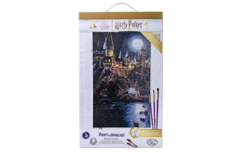 CRAFT Buddy Kits de peinture Paint By Numbers Wizarding World – Harry Potter
