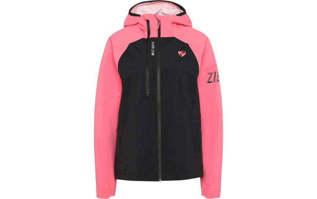 Ziener Veste de pluie NEHLE-Z Femmes Black Strawberry, Gr. 42
