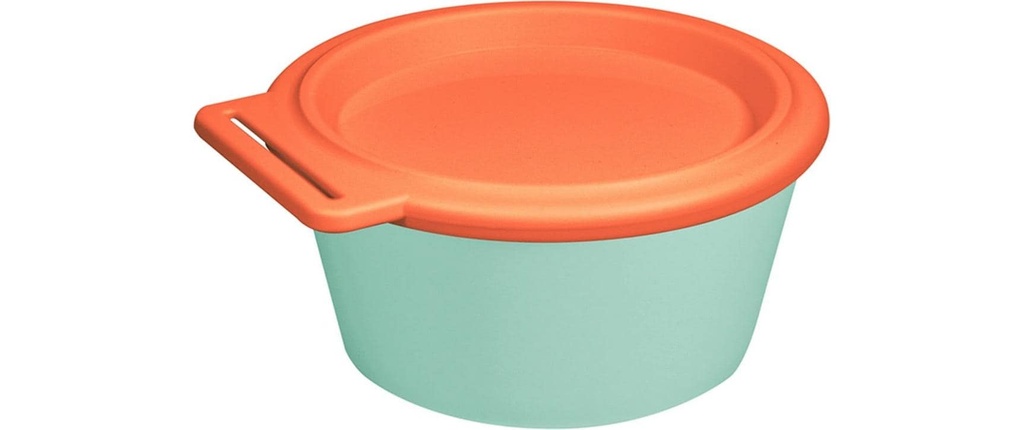 Koziol Coupe Nora Box 11 cm, 1 Pièce/s, Sweet Green/Strong Coral