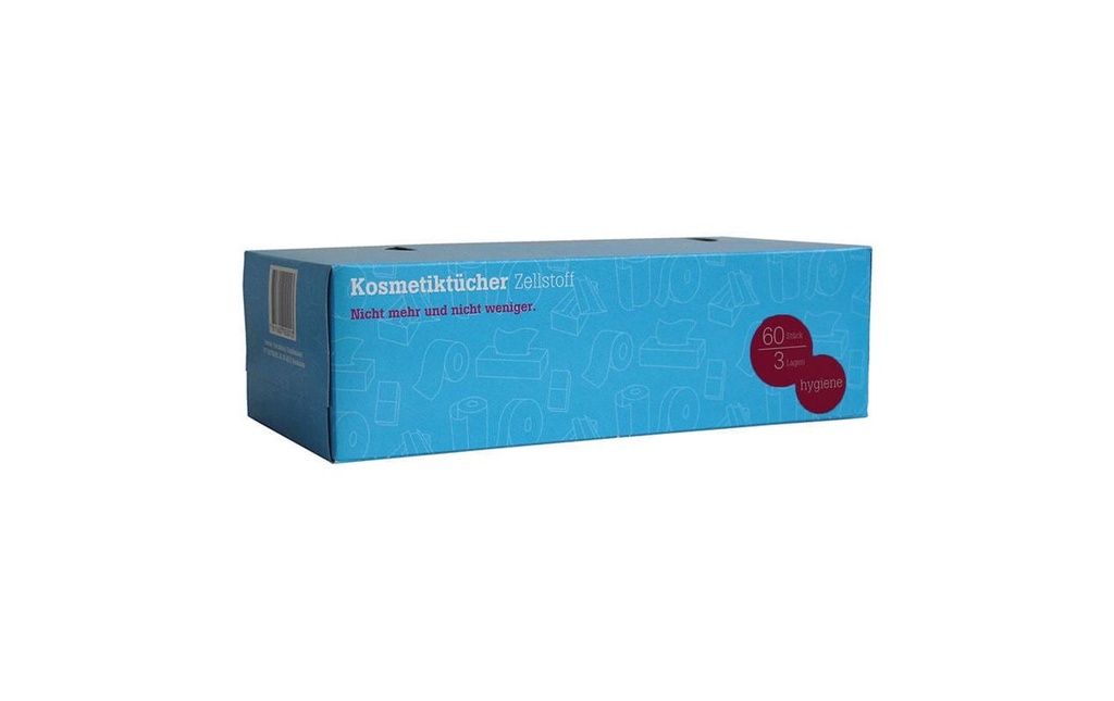 Hartmann Mouchoirs cosmétiques Boîte 3 plis 60 lingettes