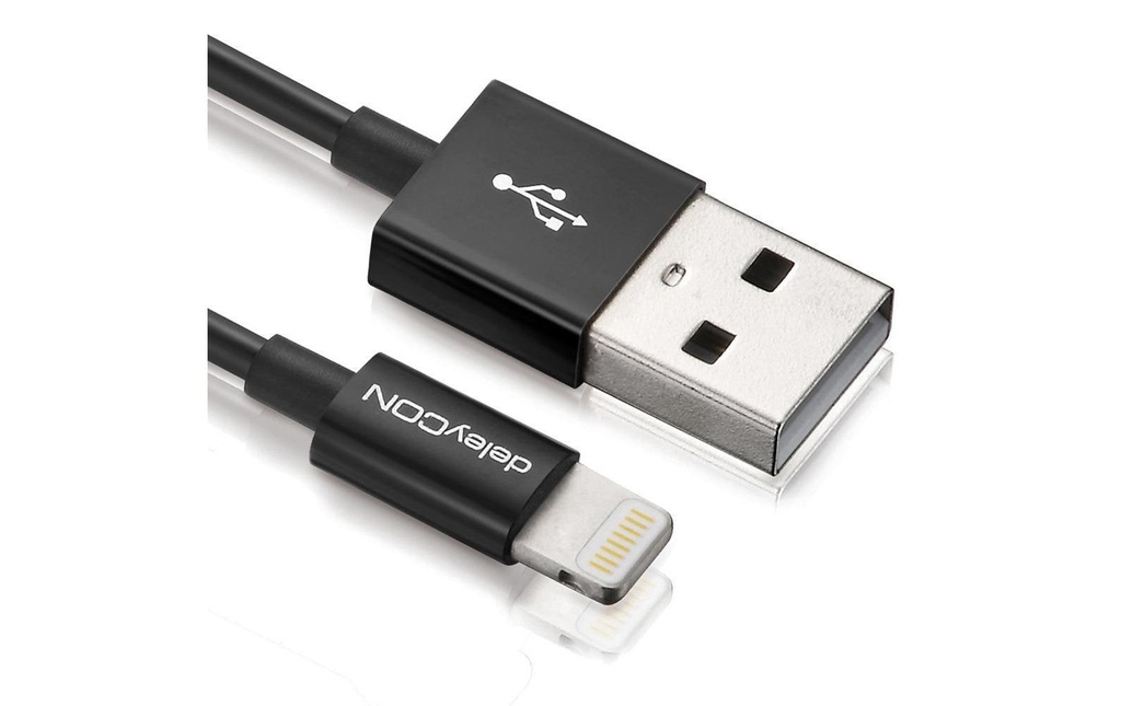 deleyCON Câble USB 2.0  USB-A - Lightning 0.5 m