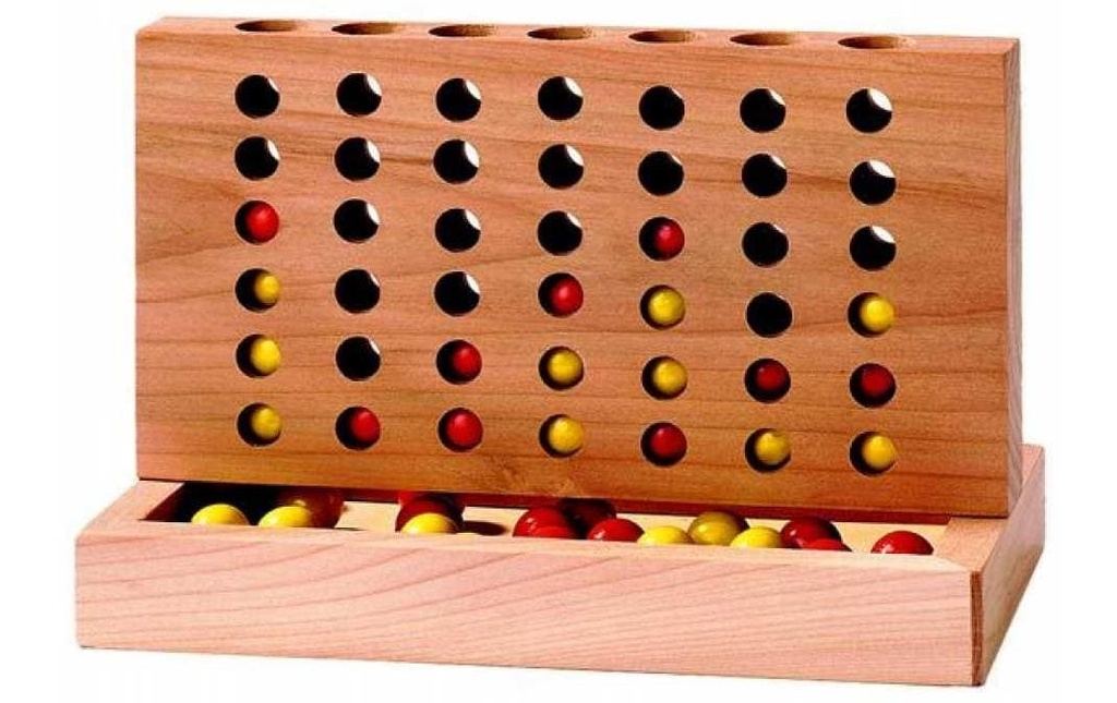 Goki Jeux d’enfant Quatre gagne en bois