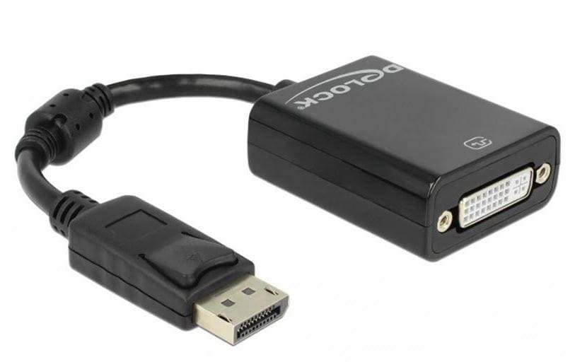 Delock Adaptateur Displayport – DVI-D Noir