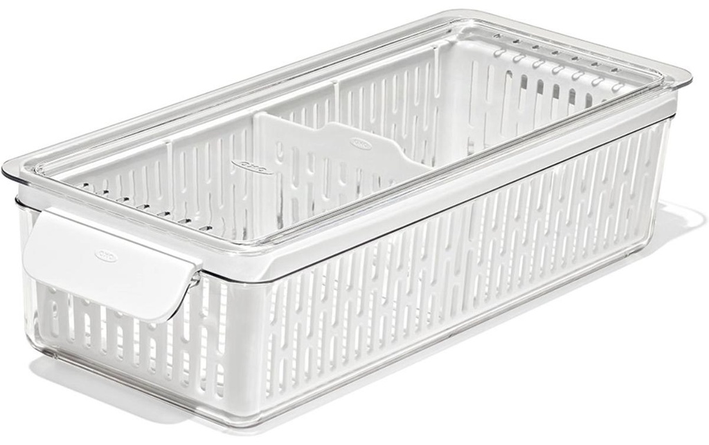 Oxo Good Grips Bac organiseur pour réfrigérateur Économiseur de produit, 37.6 x 15.1 x 9.1 cm