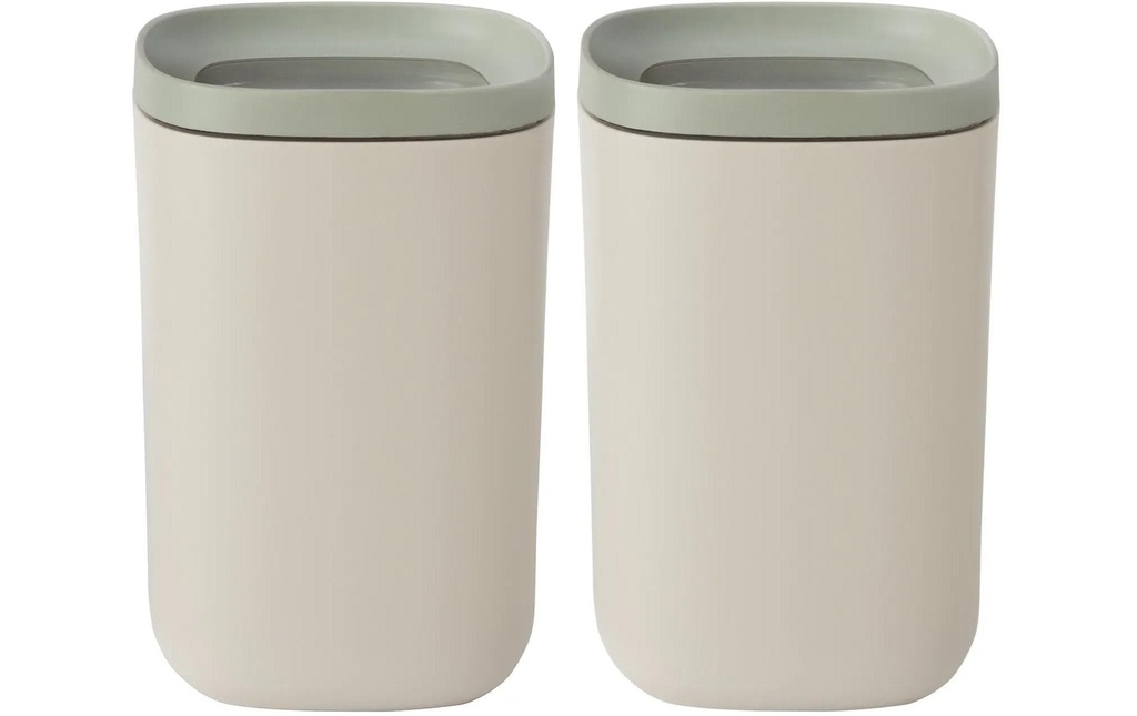BergHOFF Récipients à provisions Set Leo Balance 2 pièces, 1.3 l, Vert/Gris