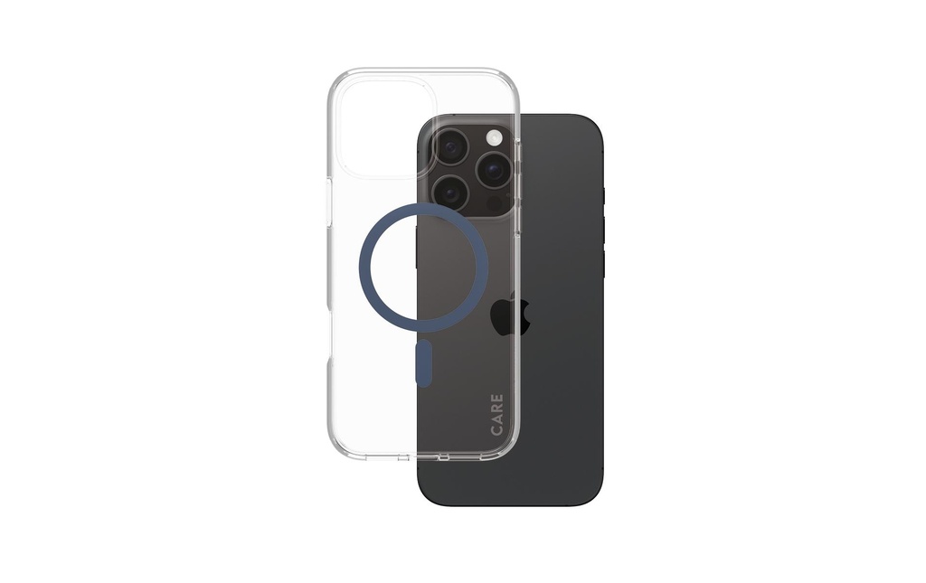 CARE Coque arrière Flagship iPhone 16 Pro Max Bleu