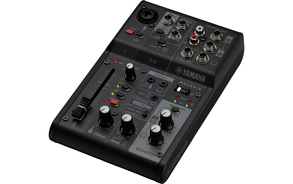 Yamaha Table de mixage AG03 MK2 - Noir