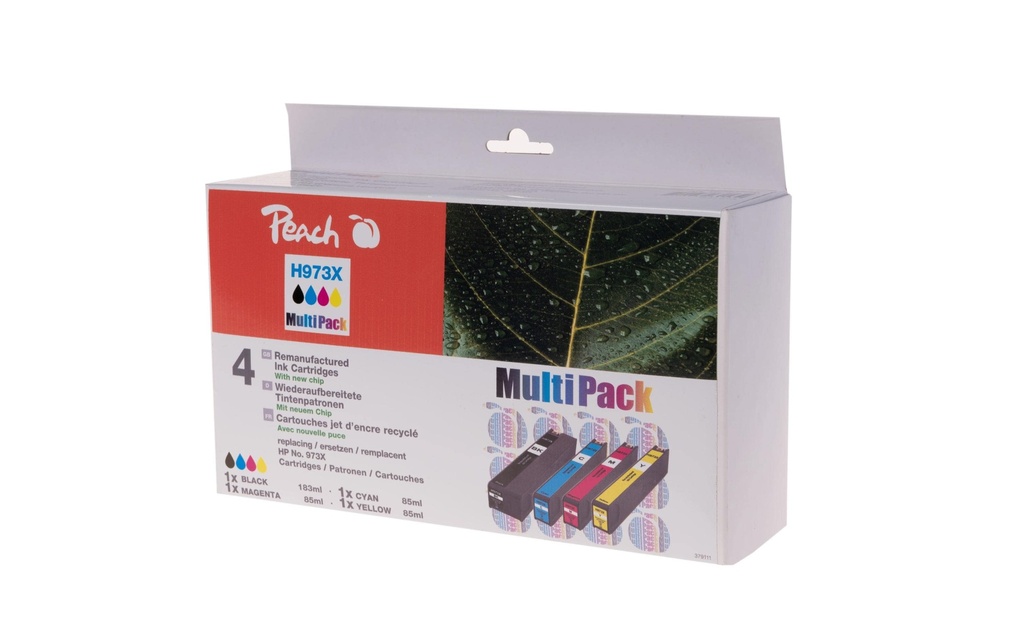 Peach Encre HP Nr. 973X MultiPack Magenta/Yellow/noir/Cyan