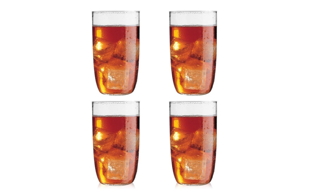 Bodum Verre Kvadrant 4 pièces Transparent, 0,5 l