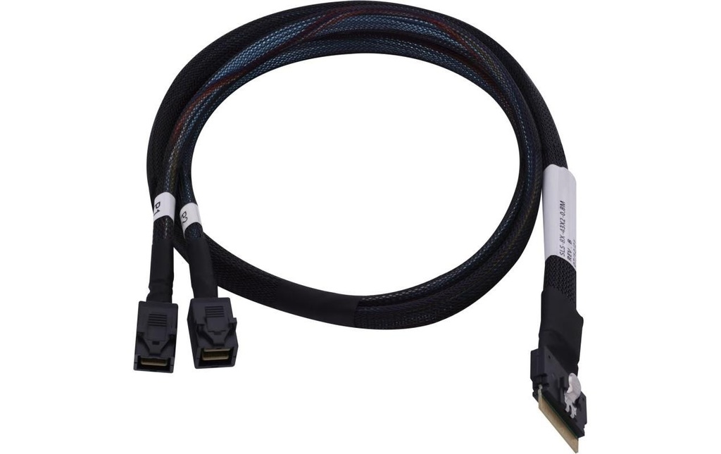 Adaptec Câble Slim-SAS ACK-I-SlimSASx8-2MiniSAS-HDx4-0.8M 80 cm
