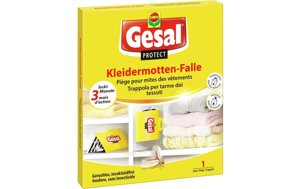 Gesal Piège à mites vestimentaires Protect 1 pièce