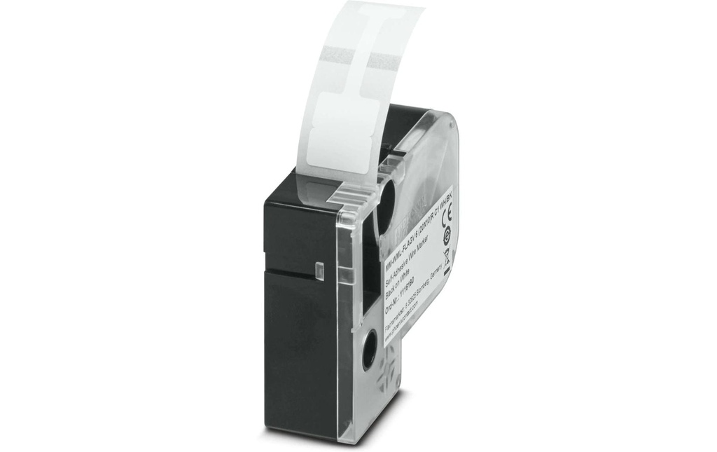 Phoenix Contact Ruban d’étiquettes MM-WML-FLAGV 6 Noir sur Blanc
