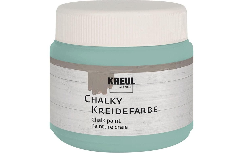 Kreul Peinture à la craie Chalky Menthe glacée, 150 ml