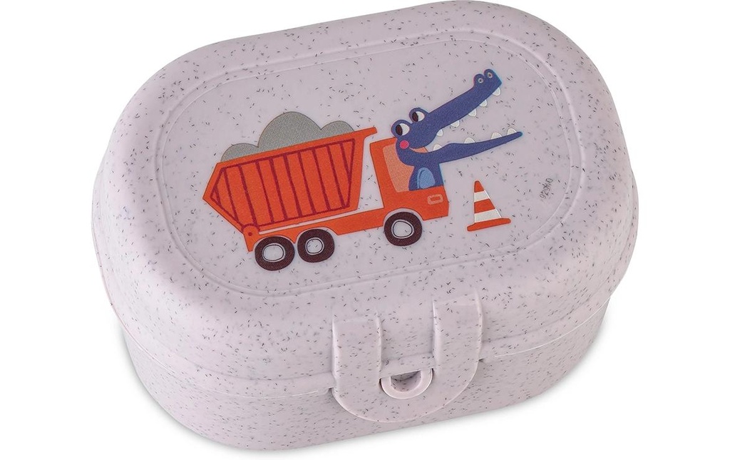 Koziol Snackbox Mini TRUCKS purple grey Gris