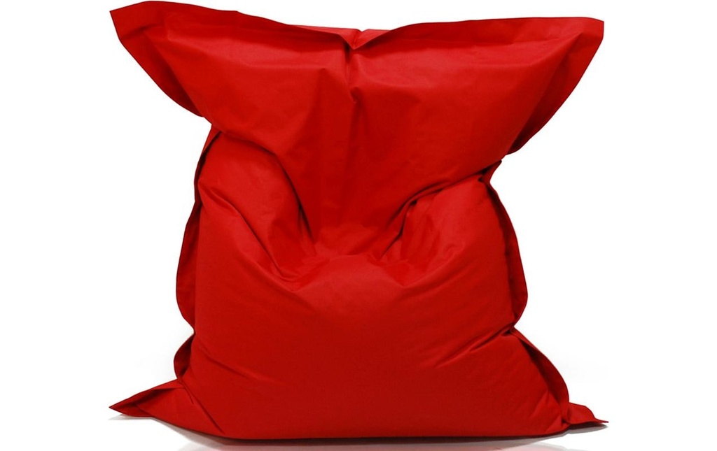 Hubatka sac pour s'asseoir En intérieur et en extérieur 140 x 180 cm, Rouge