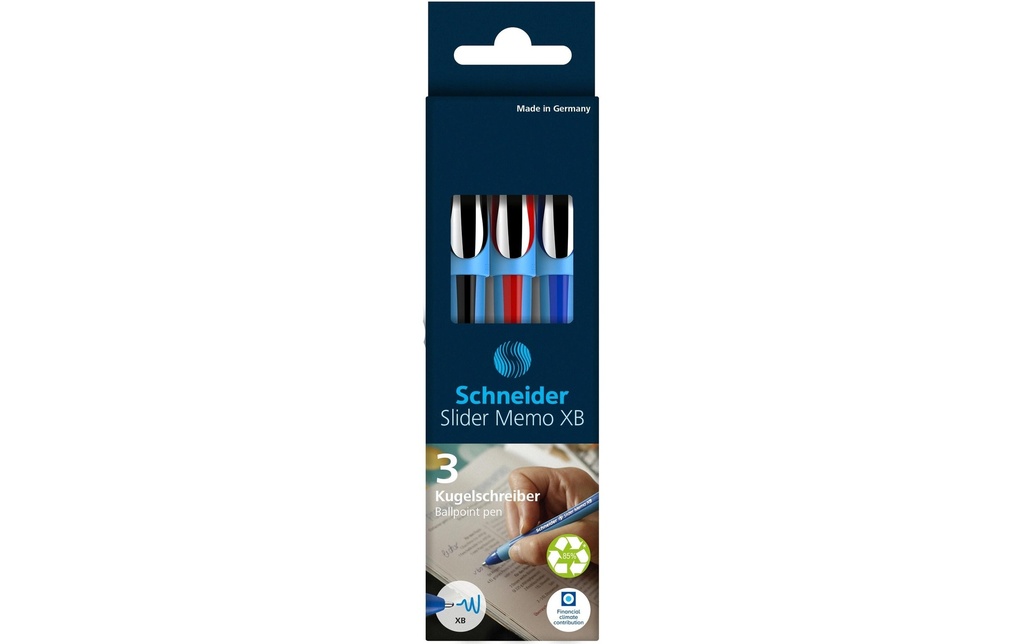 Schneider Stylo bille Mémo slider Ensemble de 3