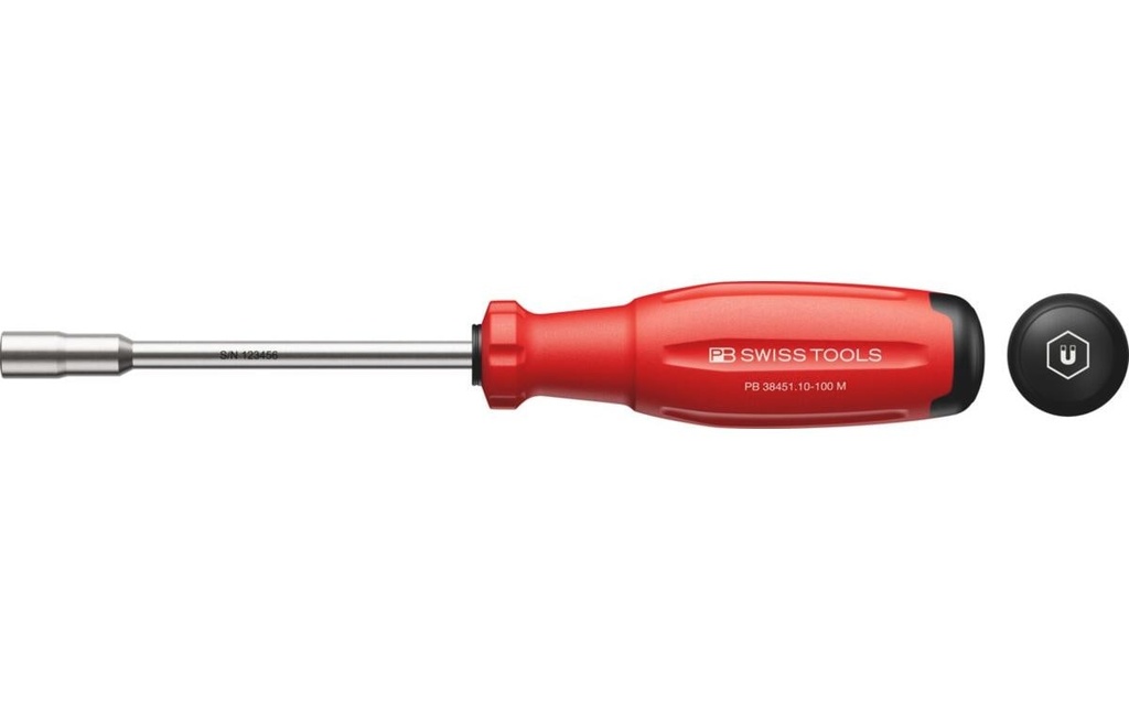 PB Swiss Tools Porte-embouts 38451 SwissGrip Evo 1/4 pouce Support de bit
