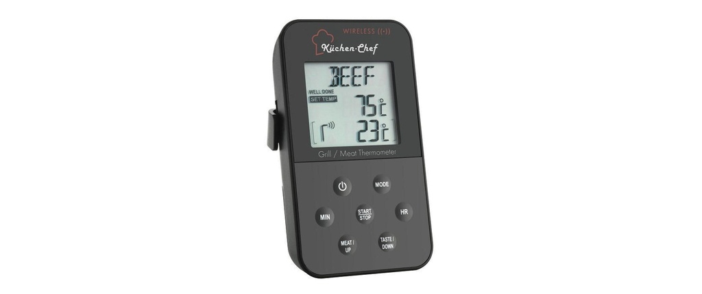 TFA Dostmann Thermomètre à viande sonde thermocouple incluse radio