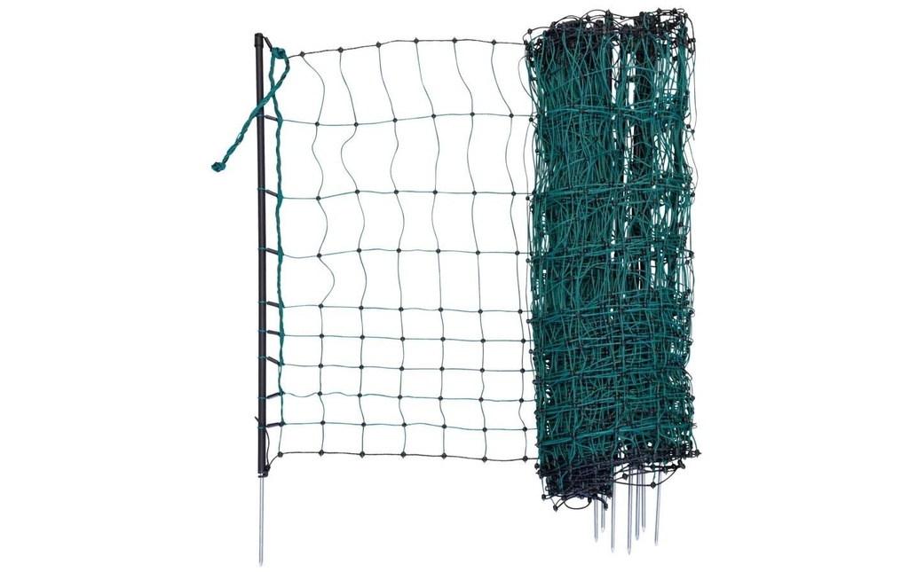 Kerbl Clôture mobile pour chiens avec pointe unique 20 m, Vert
