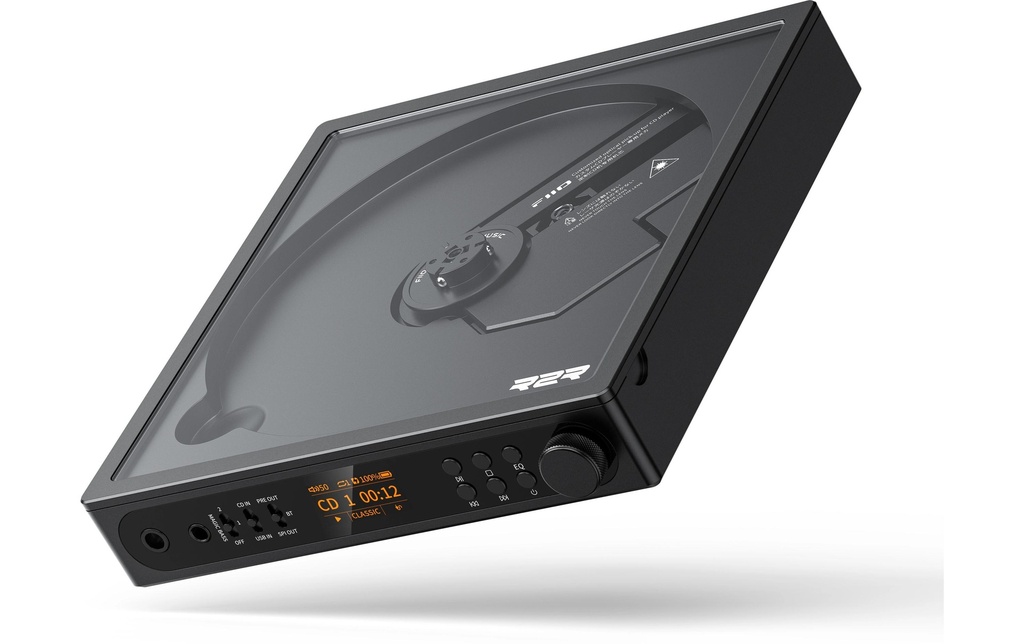 FiiO Lecteur CD DM15 R2R avec Bluetooth Noir