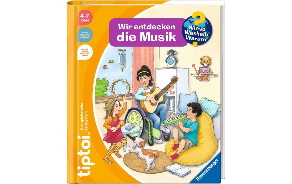 tiptoi Livre éducatif WWW Wir entdecken die Musik
