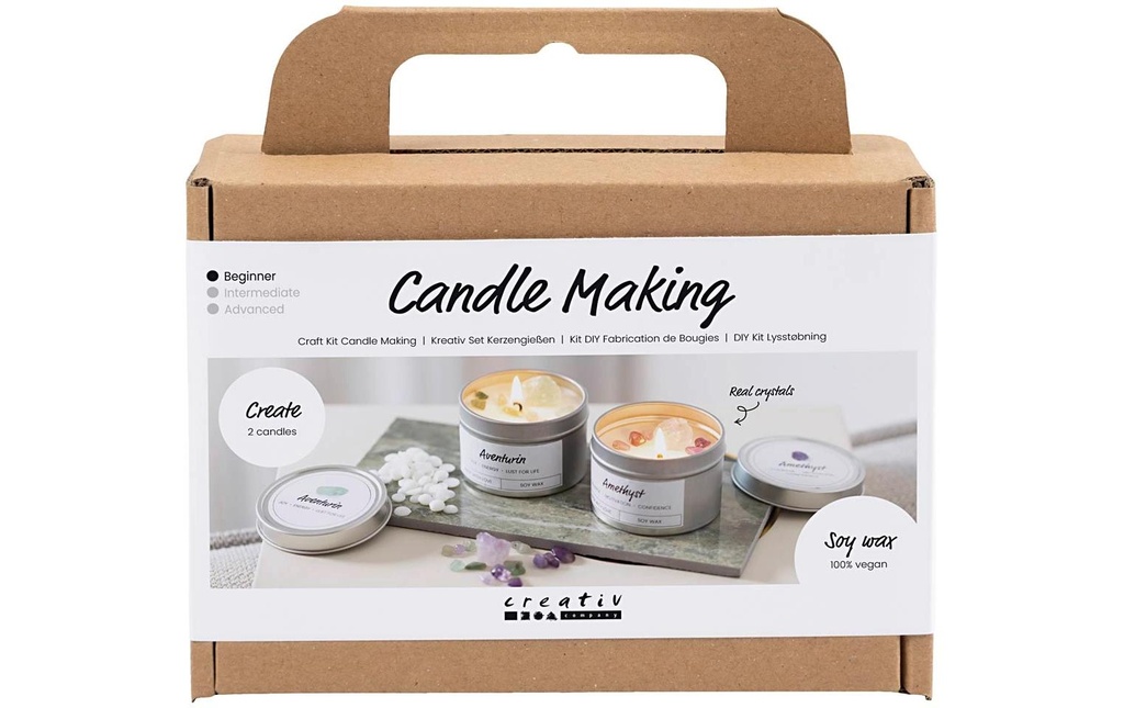 Creativ Company Kits de bricolage Mouler des bougies Soja
