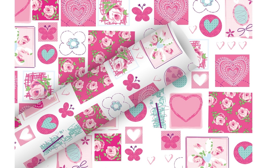 Braun + Company Papier cadeau So sweet 2 m x 70 cm