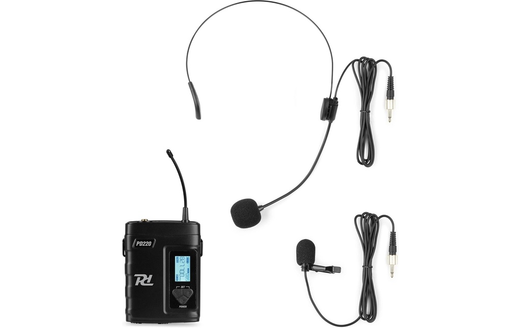 Power Dynamics Systèmes sans fil PD220BP Kit émetteur de poche UHF