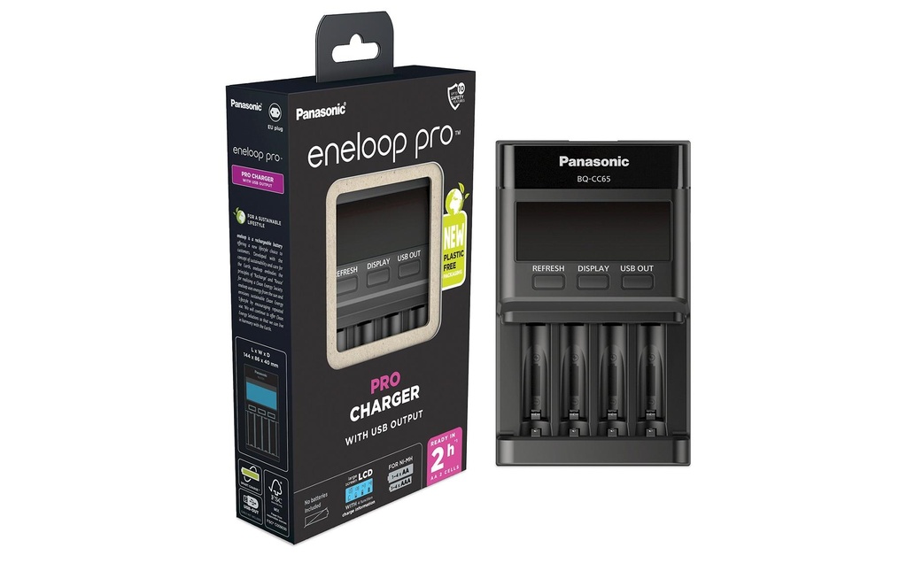 Panasonic Chargeur eneloop pro Pro Charger BQ-CC65