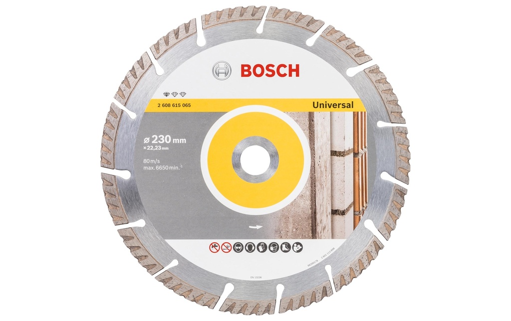 Bosch Professional Disque à tronçonner diamanté Standard for Universal, 230 mm