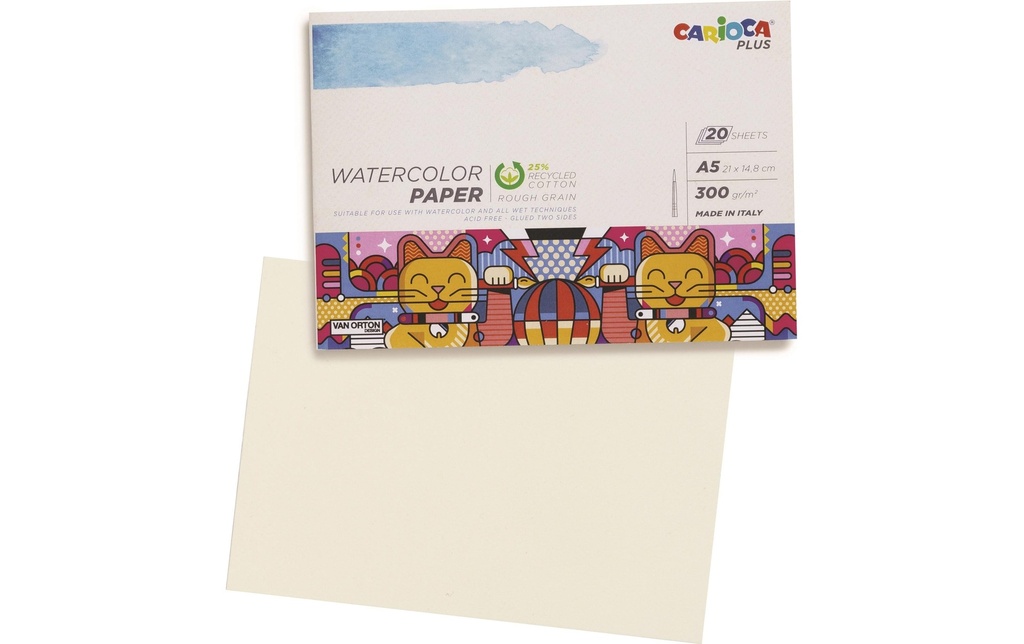 Carioca Bloc à dessin Plus A5 20 feuilles