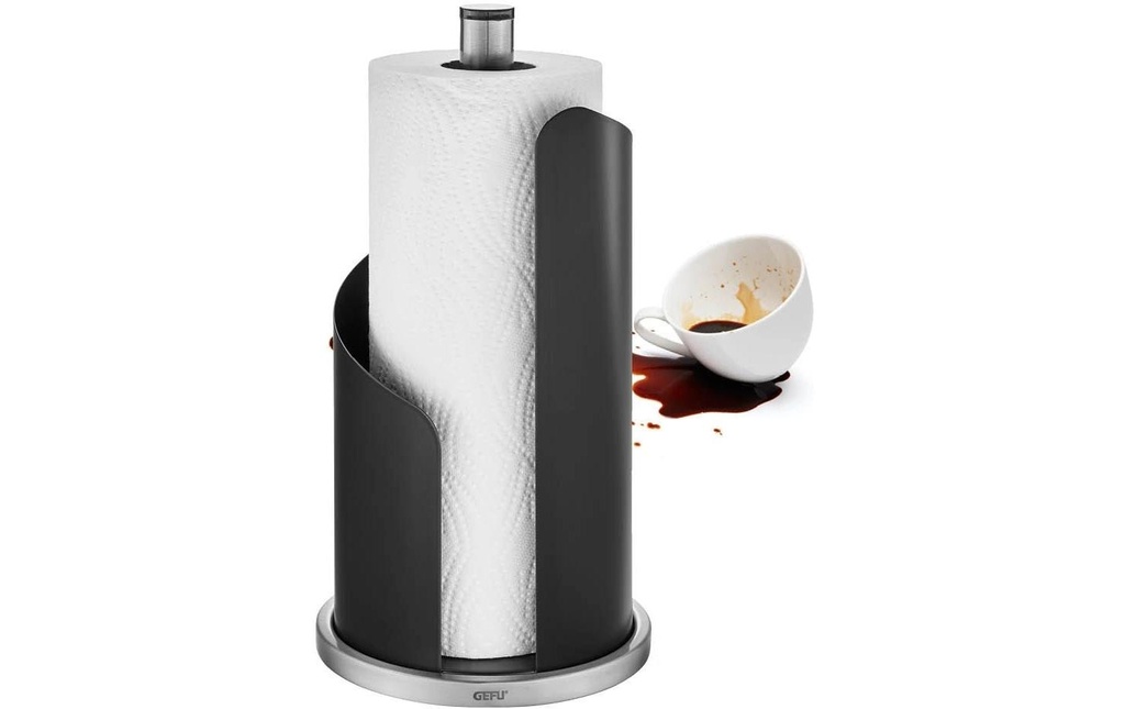 GEFU Porte-rouleau essuie-tout Curve Noir