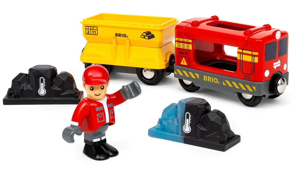 BRIO Coffret de train de marchandises avec changement de couleur