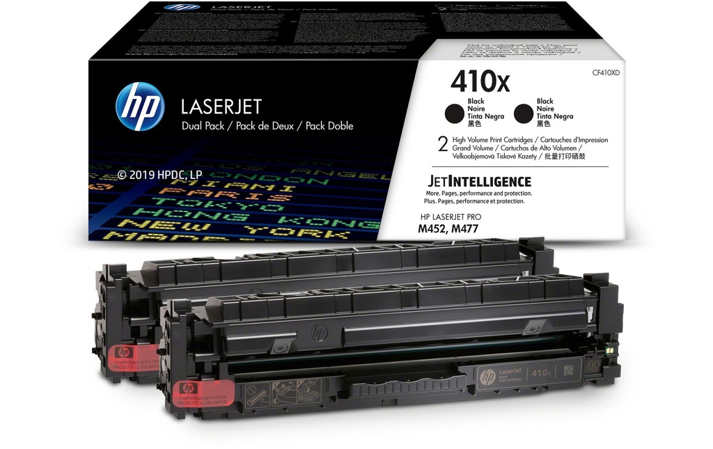 HP Toner Nr. 410X (CF410XD) noir 2-pack