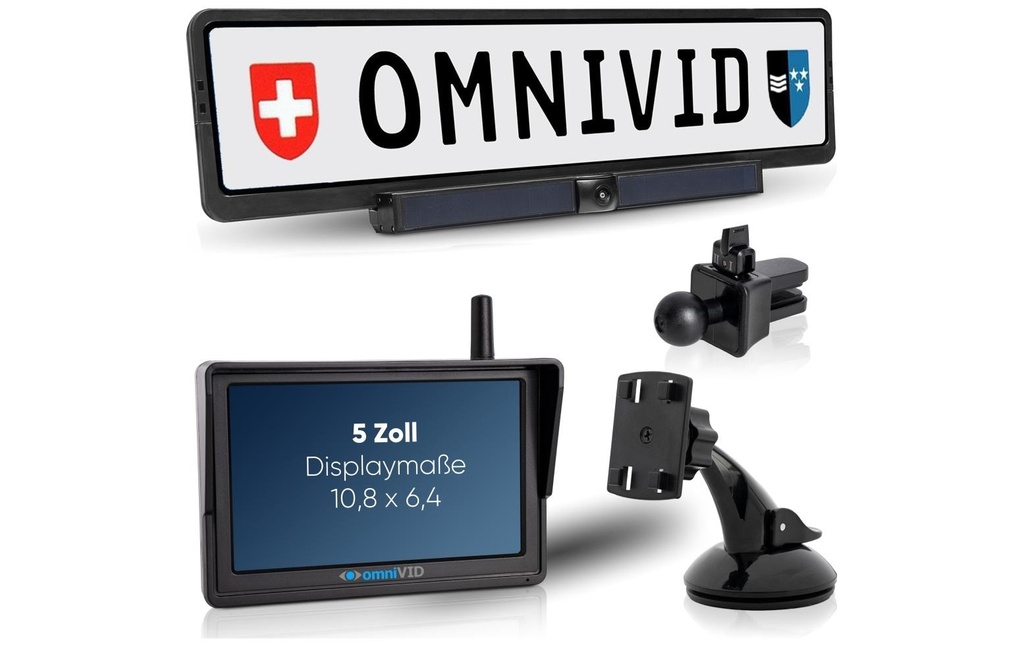 omniVID Systèmes de caméra de recul Solar 5