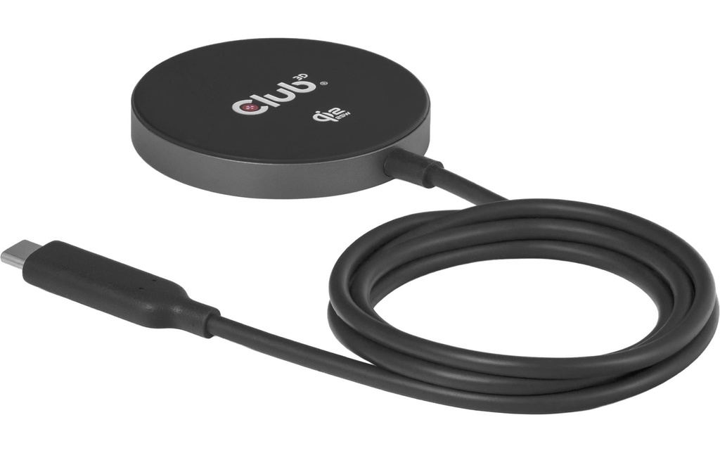 Club 3D Chargeur sans fil Qi2 25 W Noir