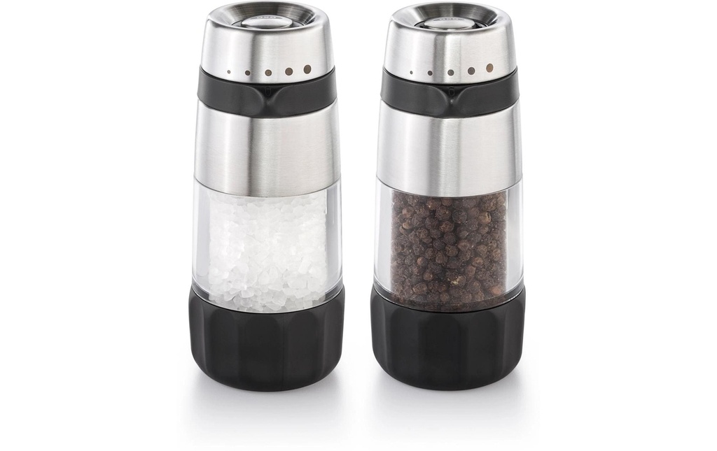 Oxo Good Grips Moulins à sel et à poivre 14 cm, argent